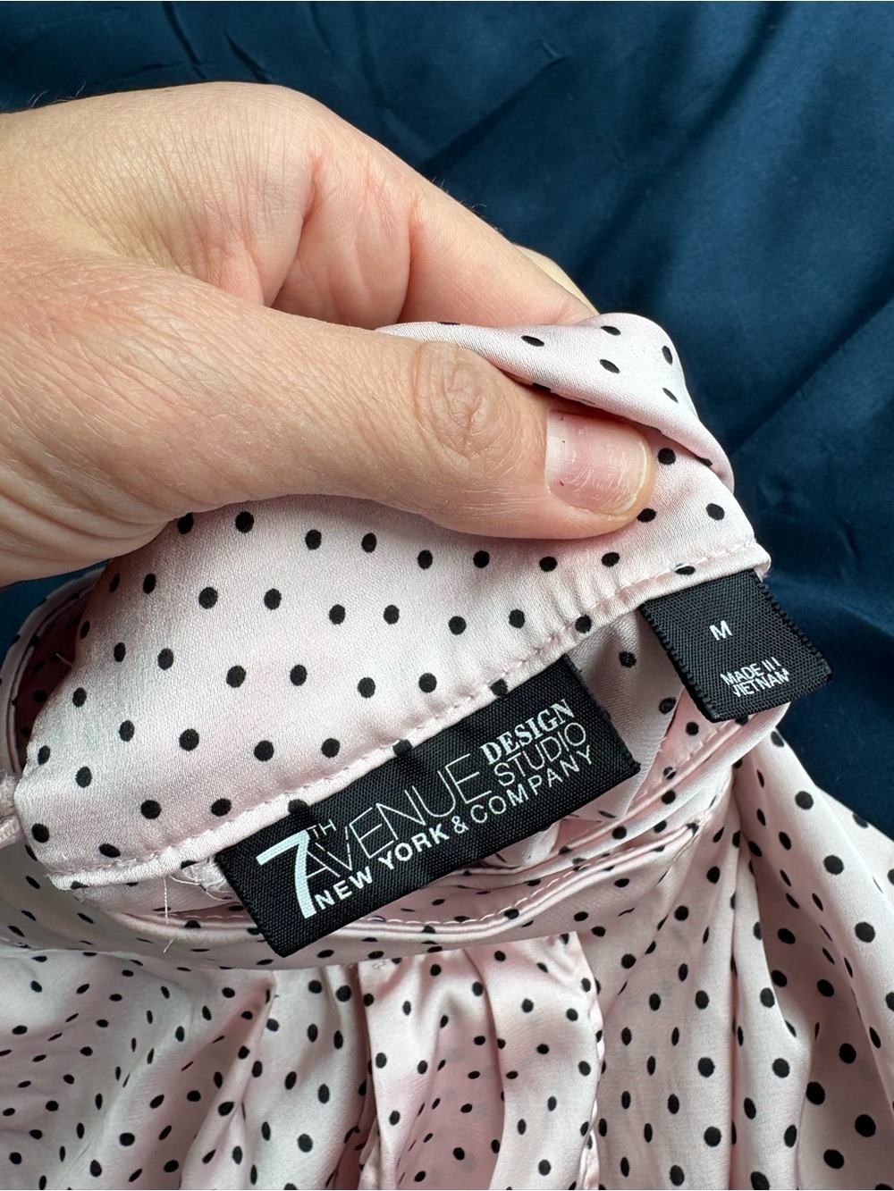 Sleeveless Pink Polka Dot Ruffle Neck Top - Picture 4 of 4